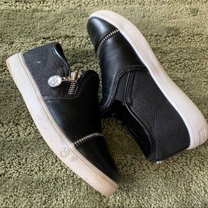 Little girls MK Michael Kors slip on sneakers